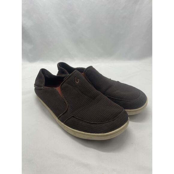 MENS OLUKAI NOHEA MESH GRAY CONVERTIBLE SLIP ON SHOES 8M - Picture 3 of 10